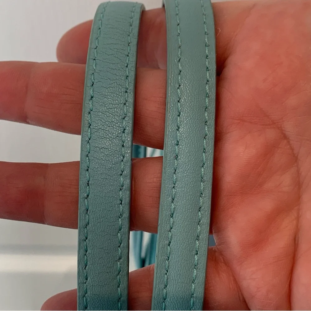 LACOSTE Women's Large Shopping Tote Bag Teal - Picture 12 of 16